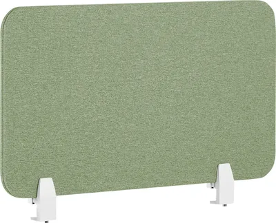 Obrázok produktu pre BELIANI Stolová prepážka zelená PET materiál látkový poťah 80 x 40 cm akustický oddeľovač na pracovný stôl domáca kancelária