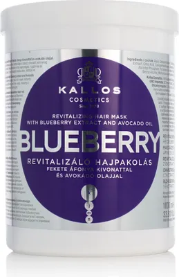 Obrázek produktu pro Kallos Hair Mask With Blueberry Extract And Avocado Oil 1000 ml