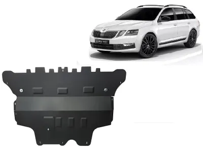 Immagine prodotto di Protezione antincastro in acciaio per motore e cambio per Skoda Octavia 3 - Cambio manuale