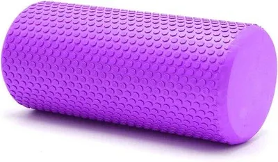 Image de Rouleau de massage en EVA de 45 cm - rouleau en mousse léger pour les muscles - soulage la douleur et la fatigue - favorise la régénération des tissus - rouleau de massage portable pour la salle de sport