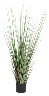 Image de Herbe artificielle 120cm herbe décorative brin d'herbe plante artificielle plante d'intérieur pot de fleurs