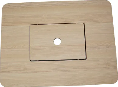 Produktbild von UNUS Bierkasten-Stehtischaufsatz aus MDF, Tischplatte 78x58x1.7cm, Einlagebrett 36.5x24x1.7cm mit Sonnenschutz, platzsparend, einfache Montage, für Gläser, Flaschen & Snacks