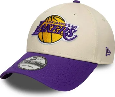Produktbild von New Era 9Forty Strapback Cap - COLORBLOCK Los Angeles Lakers