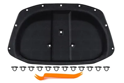 Produktbild von HERSTMOTO Motorhaubendämmung Schalldämmung der Motorhaube Motorhauben-Dämmmatte MIT CLIPS FÜR SKODA OCTAVIA II 2 1Z 2004-2012 1Z0863831A