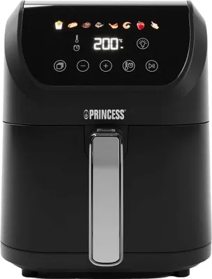 Produktbild von Princess Slim Airfryer 5,5L 1500 W leiser Betrieb 55 db Design Platzsparendes Idealäumen