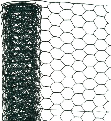 Produktbild von Nature Sechseckgeflecht 0,5x5m 25mm Kunststoffbeschichteter Stahl Grün