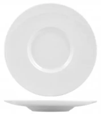Immagine prodotto di Piatto In Porcellana Napoli Gourmet Bianco Cm31