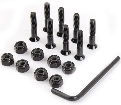 Produktbild von Skateboard Schrauben Set, 16-teilig, 50 mm, für Skateboards und Longboards