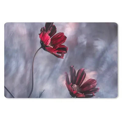 Produktbild von MuchoWow® Mauspad Mousepad Blumen - Rot - Pflanzen - Natur 27x18 cm - Mousepads - Maus Mat - Pad - Mausunterlage - Büroartikel - Desk Matten