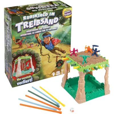 Produktbild von Rubinjagd im Treibsand - Abenteuerspiel mit original Kinetic Sand