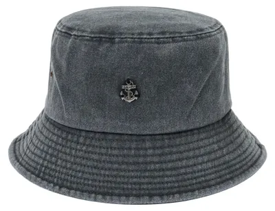 Produktbild von Leoberg Uni Fischerhut für Erwachsene - Bucket Hat Sommerhut aus Baumwolle Größe L/XL in 155082-Schwarz-10