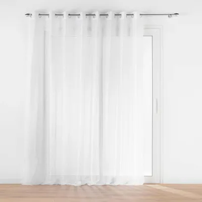 Image de Rideau d'intérieur avec œillets (300 x 240 cm), blanc Lissea, voile sablé