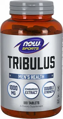 Produktbild von Now Foods Tribulus 1000mg (180) Standard - Testosteron Booster - Tribulus