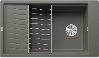 Produktbild von Blanco Elon XL 8 - Silgranitspüle, 860x500 mm, mit Zubehör, InFino, grau 527255