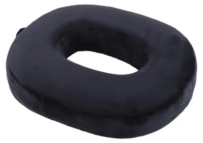Produktbild von Orthopädisches rundes Sitzkissen, Gelkissen für das Steißbein, Sitzkissen bei Hämorrhoiden, postoperativer Sitzring, ergonomisches Kissen für Bürostühle und den Heimgebrauch, lindert den Druck bei längerem Sitzen, fördert die Durchblutung.