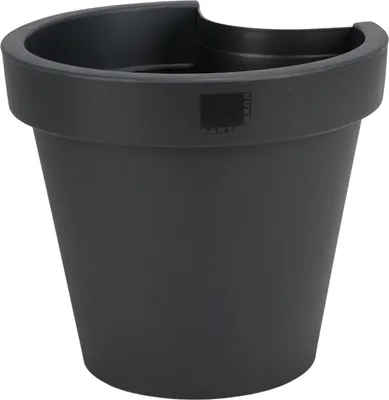 Produktbild von Regenrohr-Pflanztopf schwarz Blumentopf für Fallrohr Pflanzengefäß Gartendeko Pflanzenkorb Dachrinne