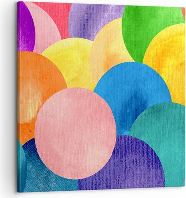 Produktbild von Bild auf Leinwand - Leinwandbild - Abstraktion modern - 60x60cm - Wand Bild - Wanddeko - Wandbilder - Leinwanddruck - Bilder - Kunstdruck - Wanddekoration - Leinwand bilder - Wandkunst - AC60x60-3794