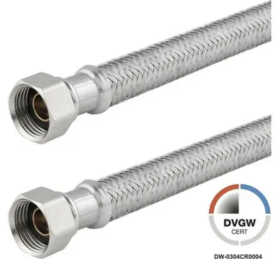 Produktbild von veporit Flexschlauch für Heizung 1/2 IG x 1/2" IG x 1000 mm DVGW "