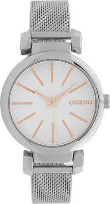 Produktbild von Oozoo Damen Metallarmband Uhr Timepieces silber Analog Quarzuhr UOC10128