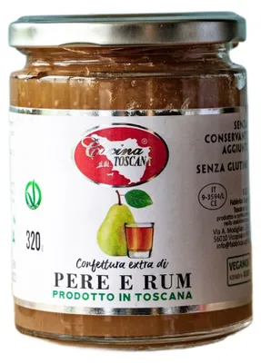 Zdjęcie produktu dla Konfitura z gruszki z rumem 320g - Cucina Toscana