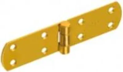 Produktbild von Kistenband mit vernietetem Stift gelb verzinkt 140x33x2,0mm