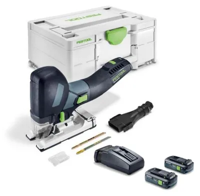 Produktbild von FESTOOL Akku-Pendelstichsäge PSC 500 EB-Basic + Akkupack 2xTBX4/TCL6 - 576959_D