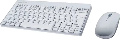 Image de Perixx PERIDUO-712WDE Radio Keyboard and mouse set German, QWERTZ White