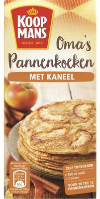 Obrázek produktu pro Koopmans Oma's Pannenkoeken 400g – Tradiční směs na palačinky na nadýchané palačinky