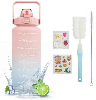 Produktbild von BPA-freie Sportwassermelde mit Grasstange und 2-Liter-Tags.