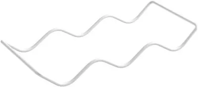 Image de Étagère à bouteilles empilable, lot de 6 - Blanche - 14 x 31 x 3 cm