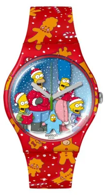 Produktbild von Swatch Armbanduhr Suoz361 mit präzisem Quarzwerk und robustem Kunststoffgehäuse