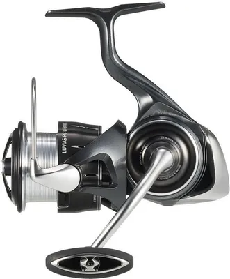 A studio shot of a fishing reel.