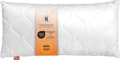 sleepling - Kopfkissen 40 x 80 cm, Schlafkissen, 100% Mikrofaser, für Allergiker geeignet, Basic 100
