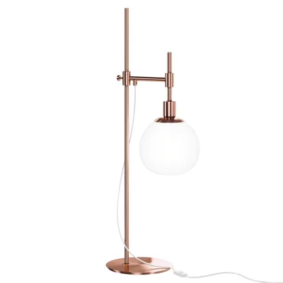 Obrázok produktu pre Maytoni Erich stolová lampa, stolová lampa E14 mosadz biele sklo