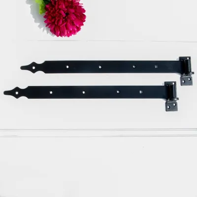Produktbild von Ladenbänder-2x Torband | Eisen, schwarz | H4,3xB57,5 cm