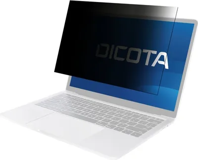 Zdjęcie produktu dla DICOTA Privacy Filter 2-way, 33,8 cm (13.3"), 16:9, Monitor/Laptop, Bezramkowy filtr prywatności na wyswietlacz, Błyszcząca/Matowa, Anti-blue, Anti-fingerprint, Anty odblaskowe, Prywatność