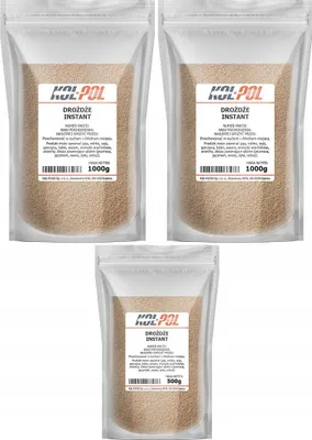 Zdjęcie produktu dla DROŻDŻE PIEKARSKIE SUCHE 2,5kg Instant do wypieków piekarnicze Kol-Pol