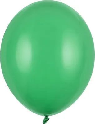 Image de 100 ballons Partystar sapin vert 27cm