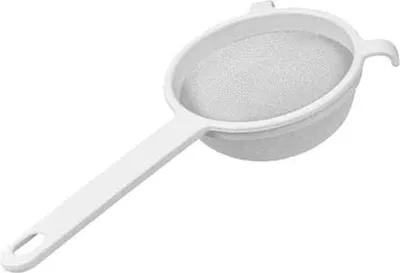 Kunststoff-Sieb, 10 cm, spülmaschinengeeignet, weiß