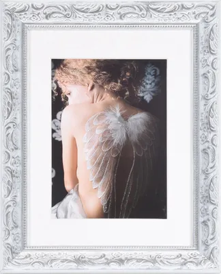 Image de Cadre photo Henzo Chic Baroque blanc 18 x 24 cm