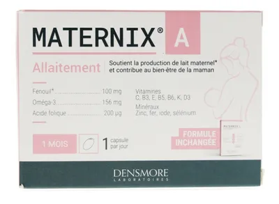 Obrázok produktu pre Doplnok stravy Densmore Laboratoires Maternix A, 30 kapsúl