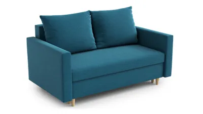 Image de AX LIVING Canapé Modern Shurton 155 cm Turquoise - Stylé 2 places
