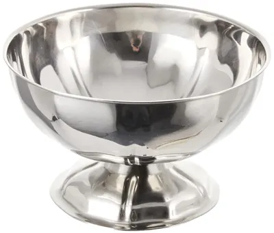 Eisbecher aus Edelstahl 18/10, 150 ml, schwarz, spülmaschinengeeignet