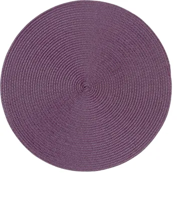 Produktbild von Tischset rund Polypro aubergine, 6 Stück. 2003-13