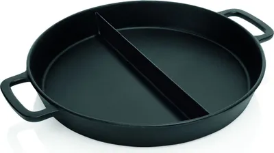 Produktbild von Liatinová panvica - GIANT - so stredovou tyčou - 50 cm - z ťažkej liatiny - ideálna na grilovanie
