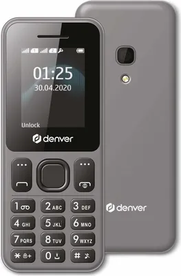 Zdjęcie produktu dla Denver FAS-1806MK2, Klasyczny, Dual SIM, 4,5 cm (1.77"), 0,08 MP, 800 mAh, Szary