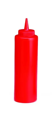 Produktbild von Dosierflasche, Quetschflasche, Kunststoff, rot, 0.34 l