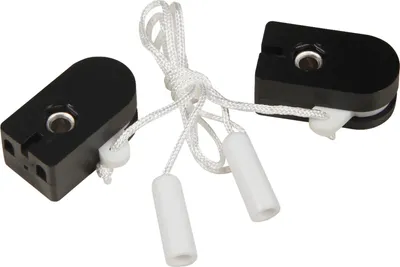 Produktbild von Zugschalter für den Einbau, 1-polig, 2 Ampere, 250 Volt, weiß, 2 Stück