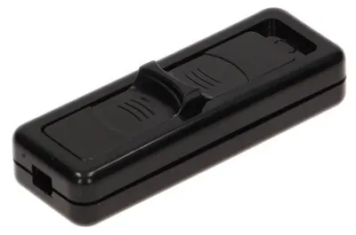 Produktbild von Ein-Kanal-Reihschalter 2,5 A/250 V, Schwarz – E+10-029