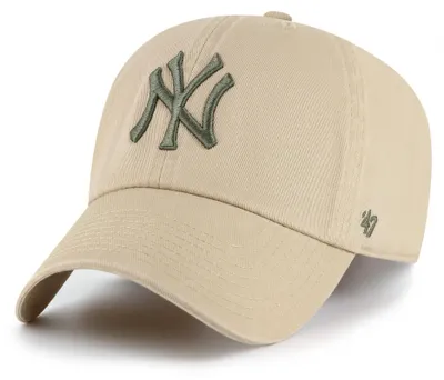 Produktbild von '47 Brand MLB New York Yankees '47 CLEAN UP Cap Contrast Khaki